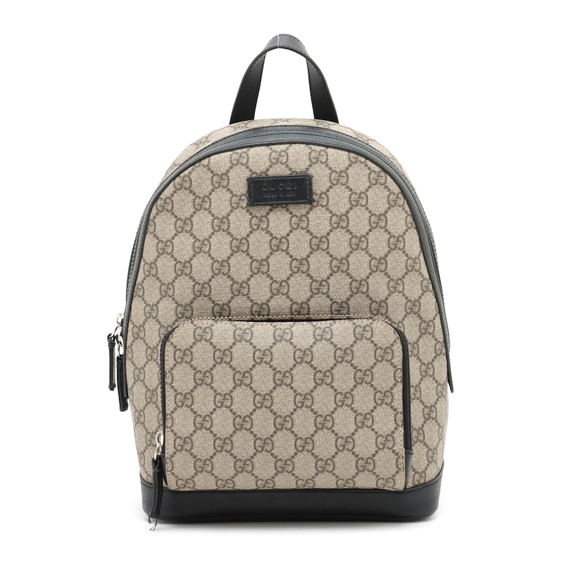 Main Image 1 of Previously Owned Gucci GG Supreme Backpack (N66A4FGF)