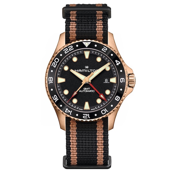 Hamilton Khaki Navy Automatic GMT Mens Watch H82565930
