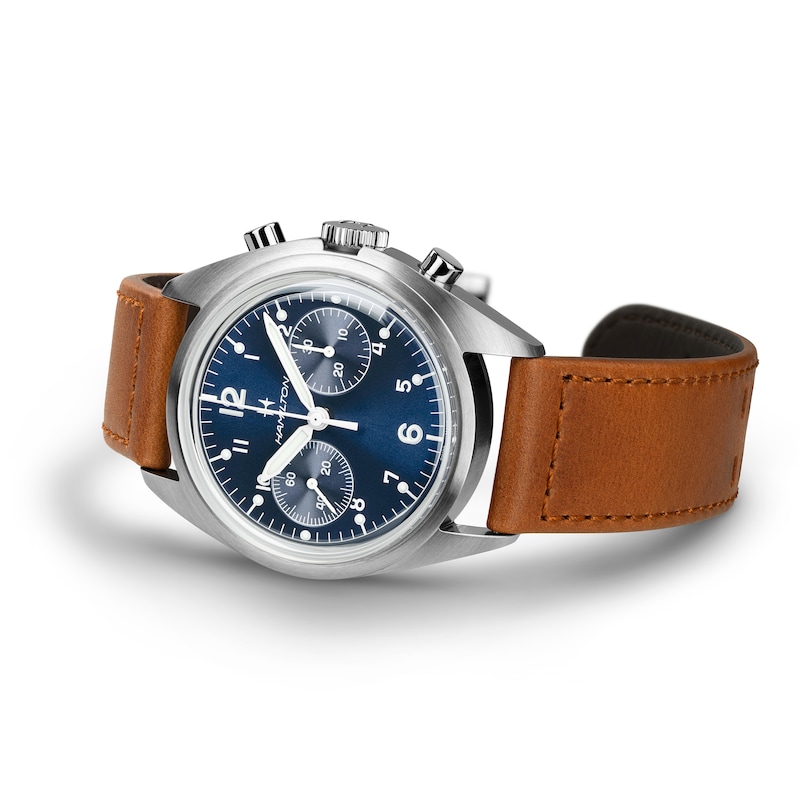 Main Image 3 of Hamilton Khaki Aviation Pilot Pioneer Mechanical Chronograph Men's Watch H76409540