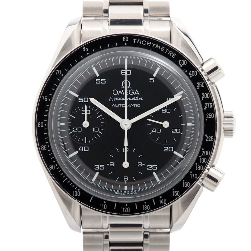 Main Image 1 of Previously Owned Men's OMEGA Speedmaster Chronograph Stainless Steel Watch Y1757JTB (Model: 3510.5)