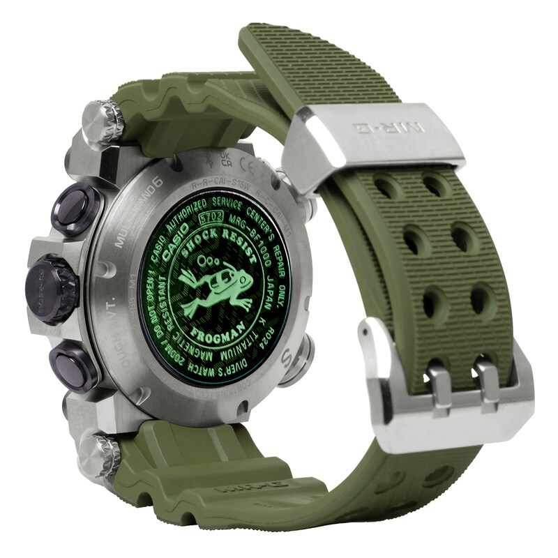 Main Image 3 of Casio G-SHOCK Mr-G Frogman Tough Solar Titanium Men's Watch MRGBF1000RG3