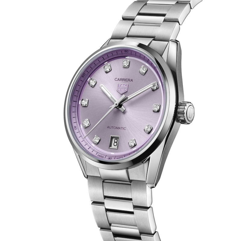 Main Image 2 of TAG Heuer Carrera Date Diamond Automatic Women's Watch WBN2319.BA0001