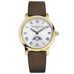 Frederique Constant Classics Slimline Moonphase Women's Watch FC-206RS1S5