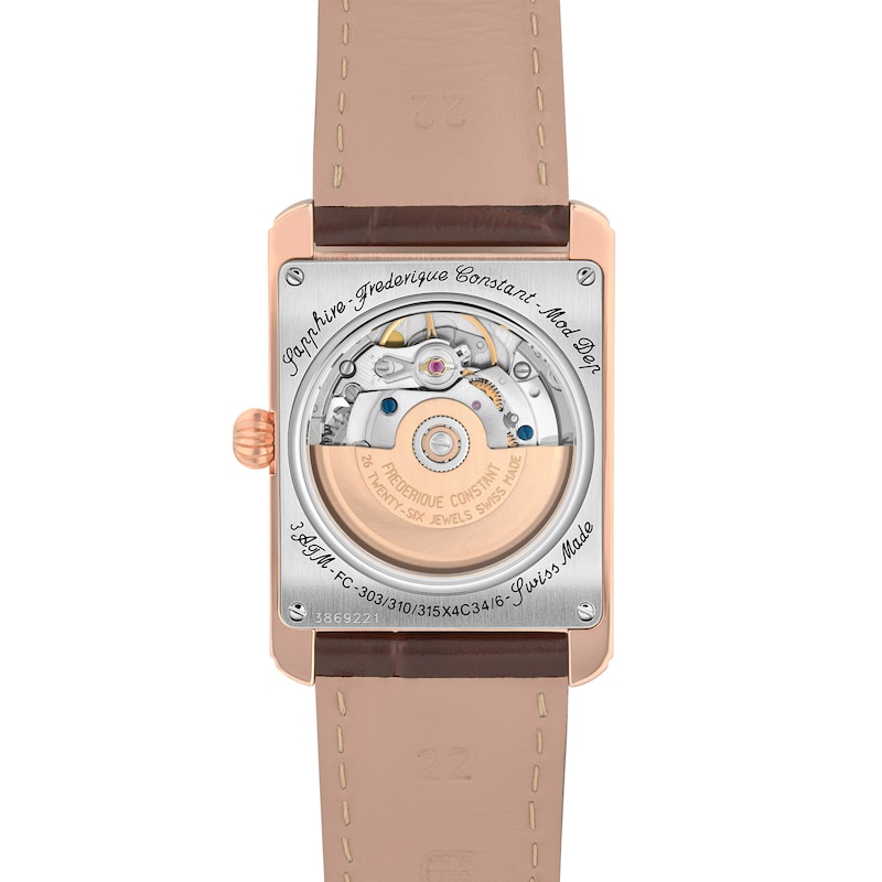 Main Image 3 of Frederique Constant Classics Carrée Automatic Men's Watch FC-311S4C24