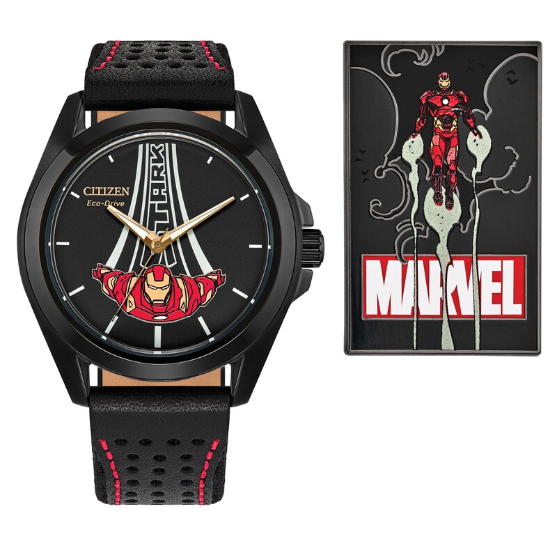 Main Image 5 of Citizen Marvel Iron Man Men's Watch Set AW2095-41W
