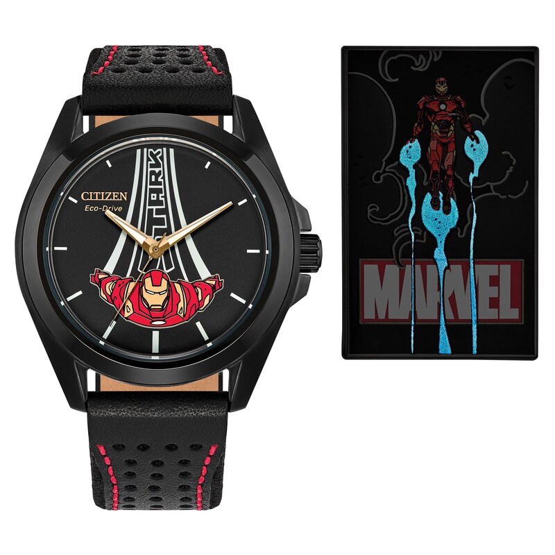 Main Image 7 of Citizen Marvel Iron Man Men's Watch Set AW2095-41W
