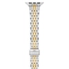 Thumbnail Image 1 of MICHELE 38mm Apple Watch Strap Stainless Steel & 18K Gold Plate MS18AM0006