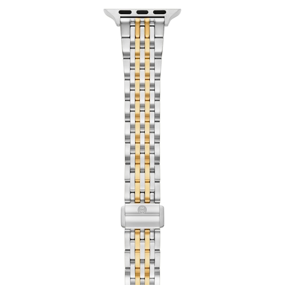 MICHELE 38mm Apple Watch Strap Stainless Steel & 18K Gold Plate MS18AM0006