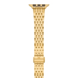 MICHELE 38mm Apple Watch Strap 18K Gold-Plated Stainless Steel MS18AM0007