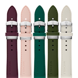 MICHELE Luxe Garden Silicone Watch Strap Set MS18S06SET