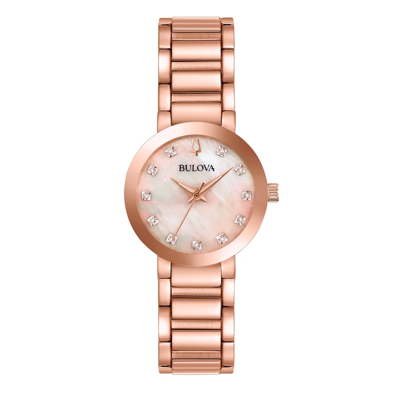 Main Image 1 of Previously Owned Bulova Women's Modern Diamond Watch 97P132