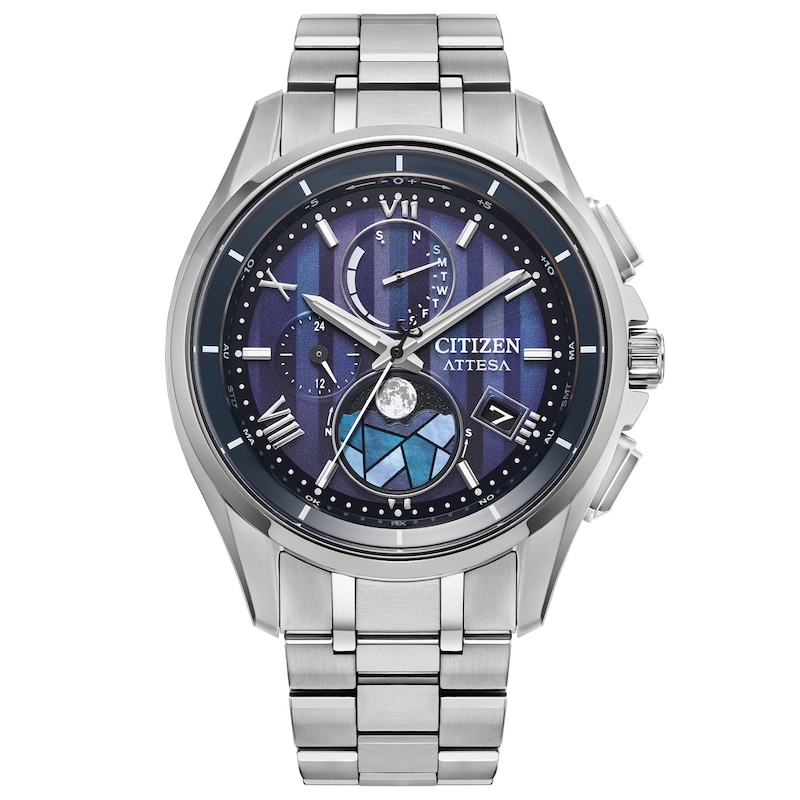 Main Image 1 of Citizen Attesa Stained Glass Super Titanium Limited Edition Chronograph Men's Watch BY1000-51L