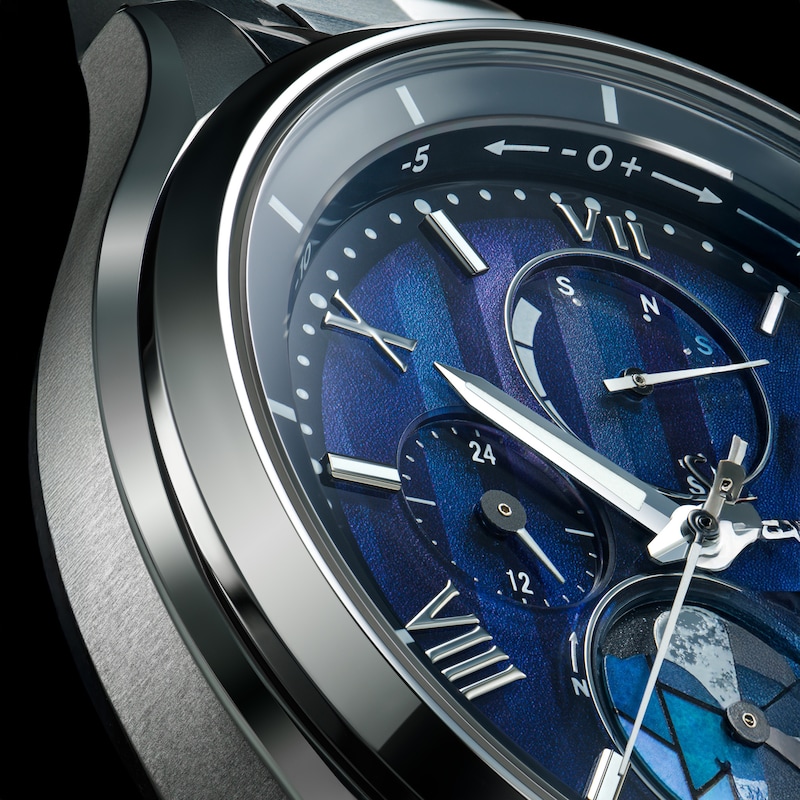 Main Image 5 of Citizen Attesa Stained Glass Super Titanium Limited Edition Chronograph Men's Watch BY1000-51L