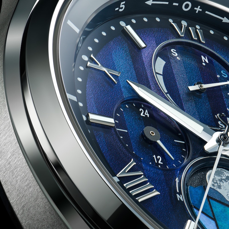 Main Image 5 of Citizen Attesa Stained Glass Super Titanium Chronograph Men's Watch BY1000-51L