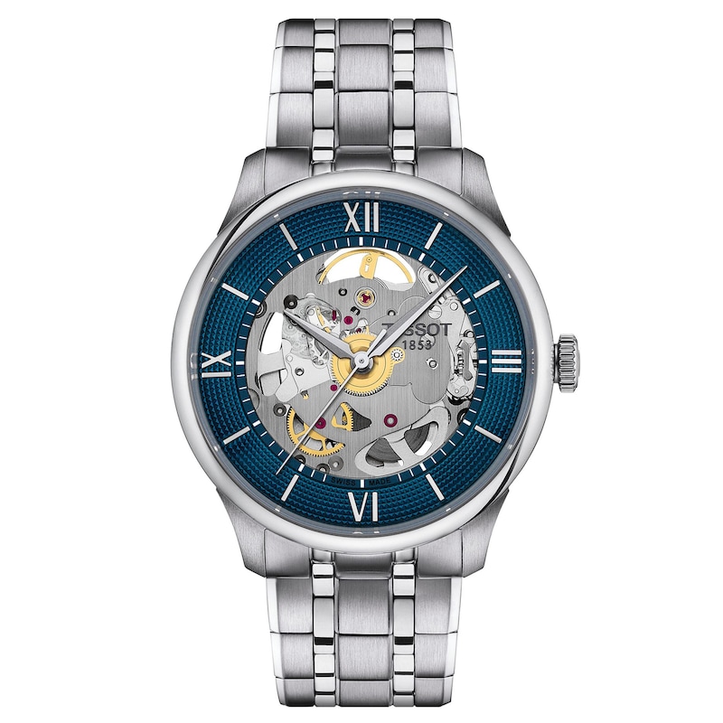 Main Image 1 of Previously Owned Tissot Chemin des Tourelles Squelette Men's Automatic Watch T1398361104800