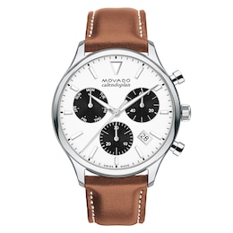 Movado Heritage Calendoplan Chronograph Men's Watch 3650147