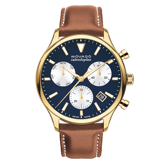 Movado Heritage Calendoplan Chronograph Men's Watch 3650148