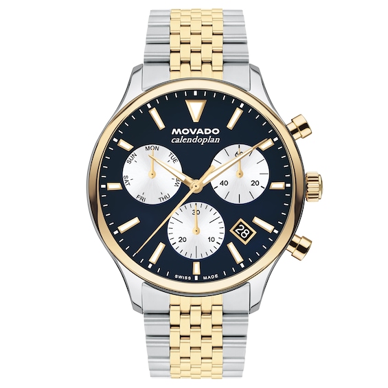 Movado Heritage Calendoplan Chronograph Men's Watch 3650211