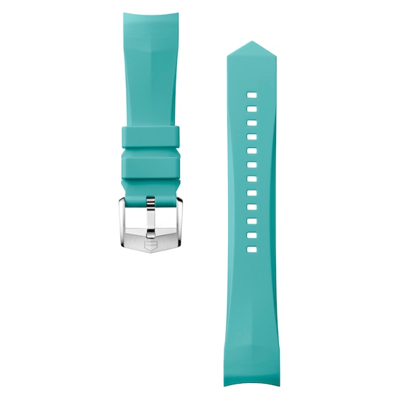 TAG Heuer Connected Calibre E5 Blue Rubber Smartwatch Strap Bt0022