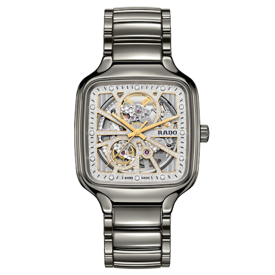 Rado True Square Open Heart Sparkling 38mm Automatic Watch R27083722