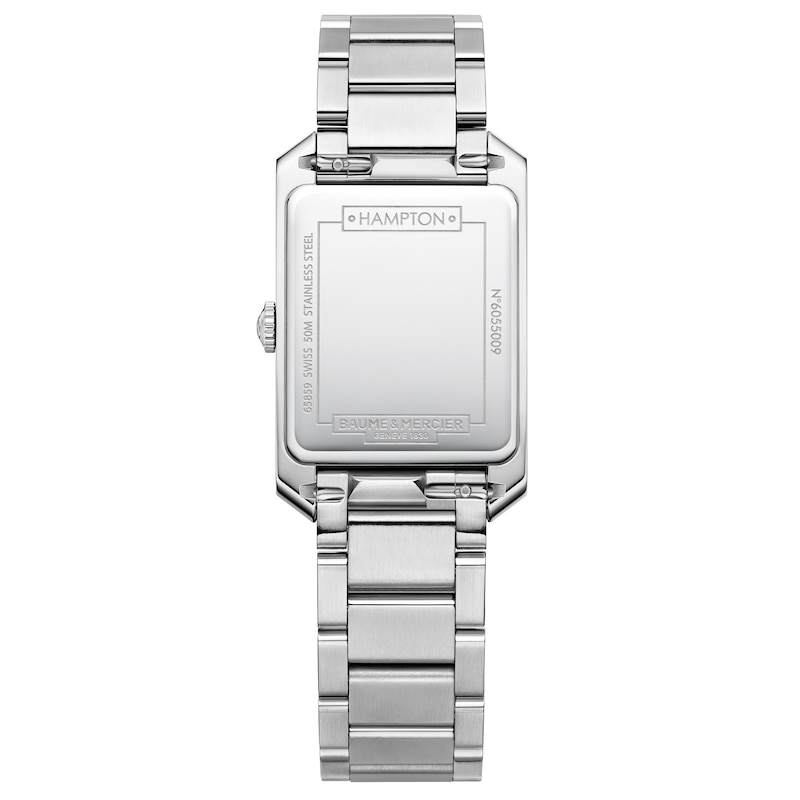 Main Image 2 of Baume & Mercier Hampton Mother-of-Pearl & Diamond Accent 35mm Women's Watch M0A10474