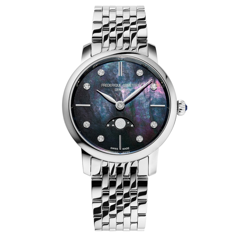 Main Image 1 of Frederique Constant Classics Slimline Moonphase Women's Watch FC-206MPBD1S6B