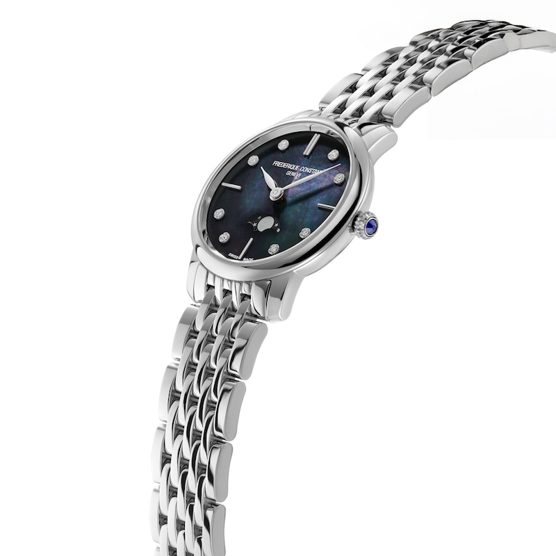 Main Image 2 of Frederique Constant Classics Slimline Moonphase Women's Watch FC-206MPBD1S6B