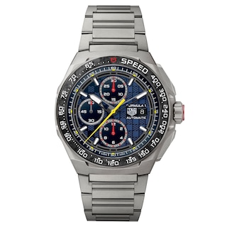 TAG Heuer Formula 1 Chronograph x Oracle Red Bull Racing Titanium Automatic 44mm Men's Watch CBZ2080.BF0009