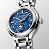 Thumbnail Image 2 of Longines PrimaLuna Moonphase Mother-of-Pearl & Diamond Automatic 1/20 ct tw Women's Watch L81264976