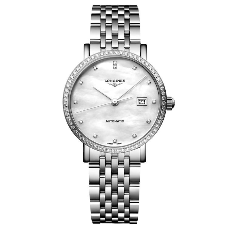 Main Image 1 of Longines Elegant Collection 1/2 Carat Diamond Automatic 29mm Women's Watch L43100806
