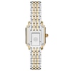 Thumbnail Image 3 of MICHELE Deco Madison Mini 3/8 ct tw Diamond 32x32mm Two-Tone Women's Watch MWW06D000176