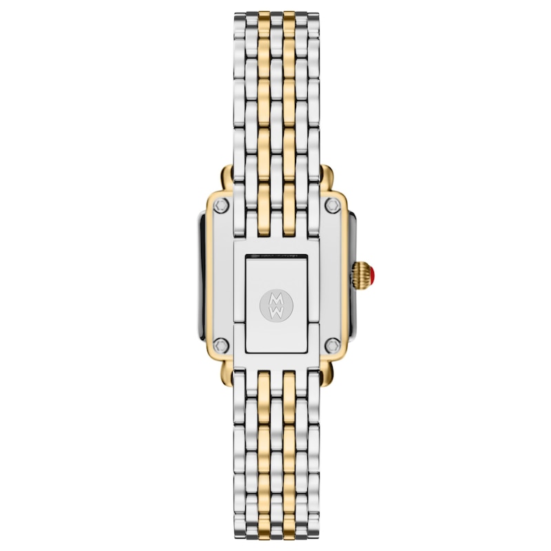 Main Image 3 of MICHELE Deco Madison Mini 3/8 ct tw Diamond 32x32mm Two-Tone Women's Watch MWW06D000176