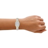 Thumbnail Image 6 of MICHELE Deco Madison Mini 3/8 ct tw Diamond 32x32mm Two-Tone Women's Watch MWW06D000176