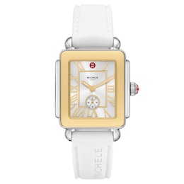 MICHELE Deco Sport Mid 31mm Two-Tone Women's Watch MWW06H000007