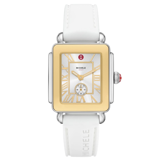 MICHELE Deco Sport Mid Two-Tone Women's Watch MWW06H000007