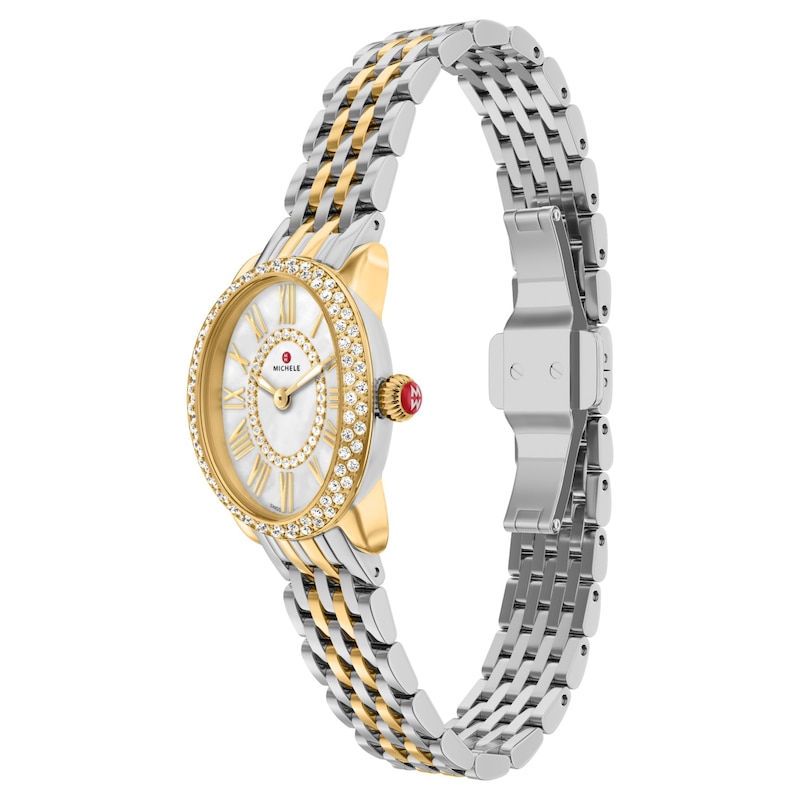 Main Image 2 of MICHELE Serein Diamond Two-Tone Women's Watch MWW21H000002