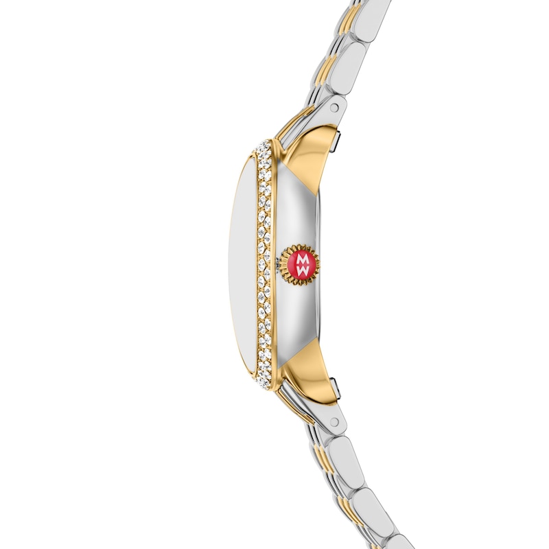 Main Image 4 of MICHELE Serein Diamond Two-Tone Women's Watch MWW21H000002
