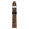 Thumbnail Image 1 of MICHELE 18mm Women's Leopard Print Leather Watch Strap MS18AA60234