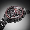 Thumbnail Image 5 of Citizen Attesa F950 Shades of Red Super Titanium Chronograph 44.6mm Men's Watch CC4077-71Z