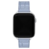 Thumbnail Image 3 of &nbsp;MICHELE Pastel Blue Croc-Pattern Leather Band for Apple Watch MS20SL0005