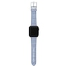 Thumbnail Image 4 of &nbsp;MICHELE Pastel Blue Croc-Pattern Leather Band for Apple Watch MS20SL0005