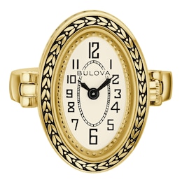 &nbsp;Bulova Archive Series 17mm Women's Ring Watch 97L188