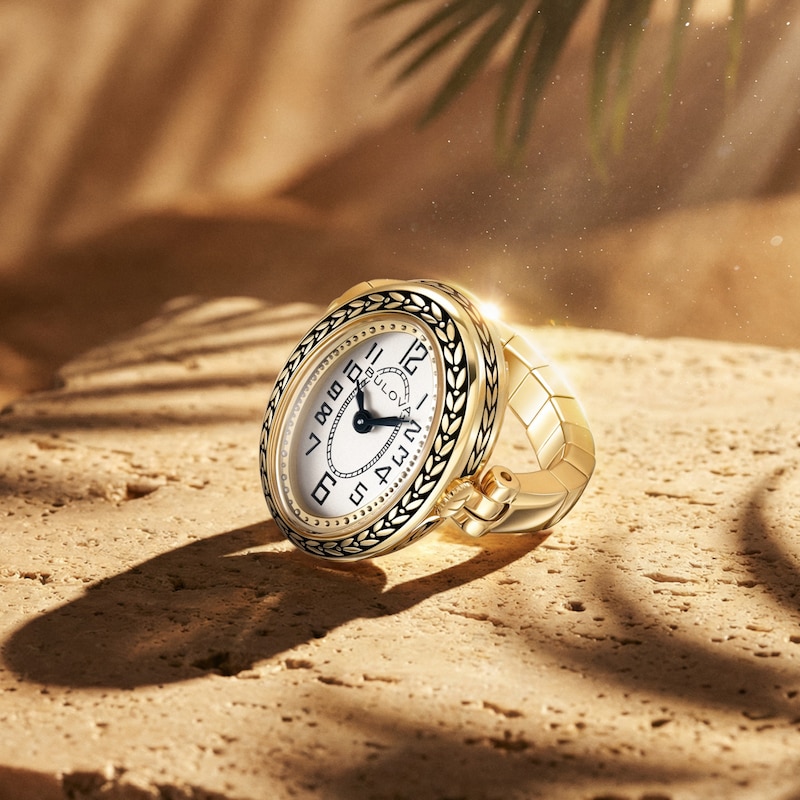 Main Image 5 of &nbsp;Bulova Archive Series 17mm Women's Ring Watch 97L188