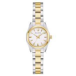 Bulova Surveyor Two-Tone 22.7mm Women's Watch 98L331