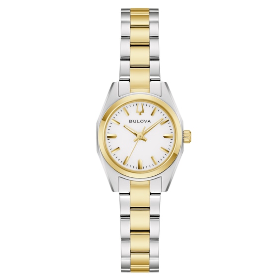 Bulova Surveyor Two-Tone 23mm Women's Watch 98L331
