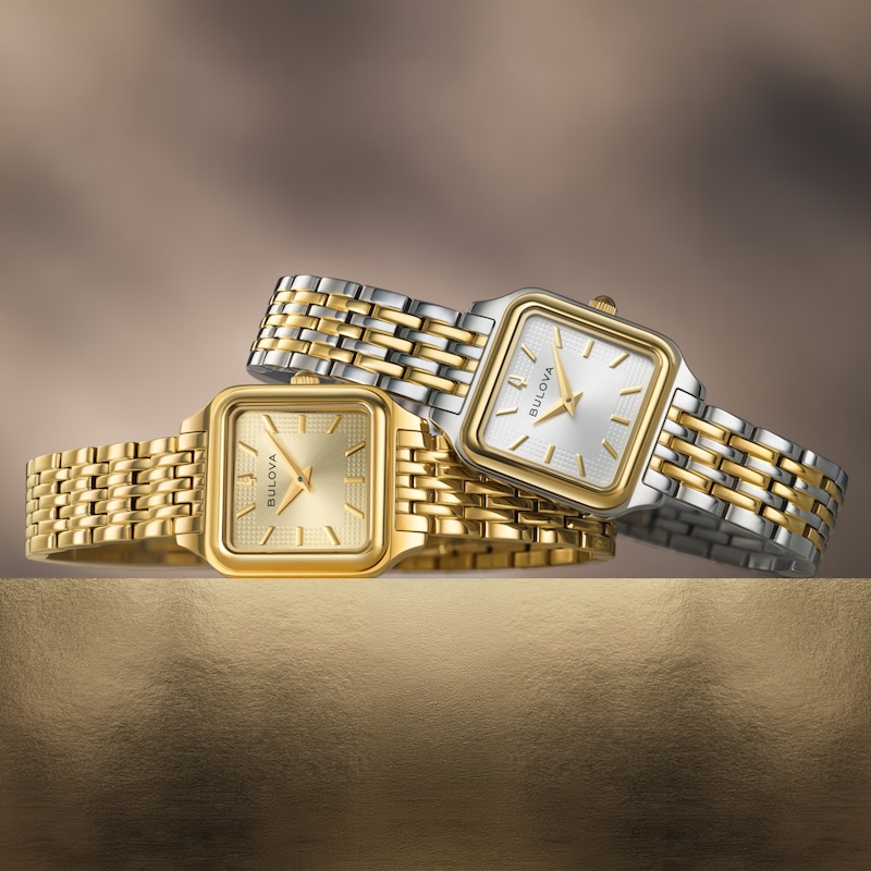Main Image 4 of &nbsp;Bulova Classic Sutton Square Two-Tone 23mm Women's Watch 98L330
