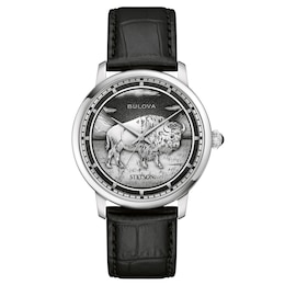 Bulova x Stetson Bison Automatic 39mm Men's Watch 96A333