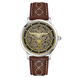 Bulova x Stetson Longhorn Automatic 39mm Men's Watch 96A334