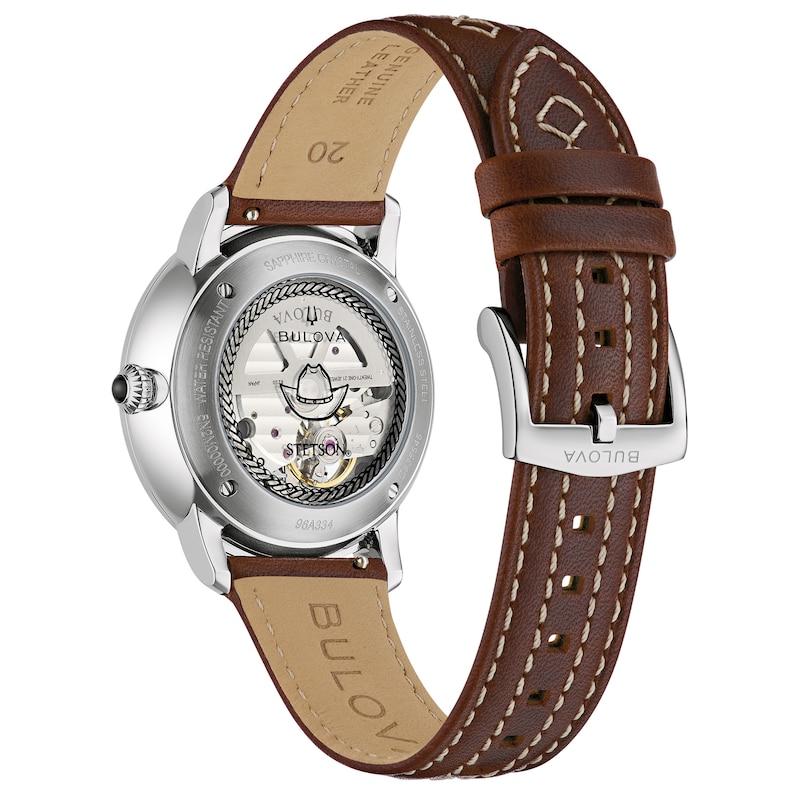 Main Image 3 of Bulova x Stetson Longhorn Automatic 39mm Men's Watch 96A334