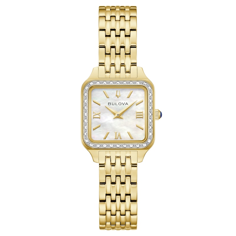 Main Image 1 of Bulova Classic Sutton Square Diamond 23mm Women's Watch 98R330